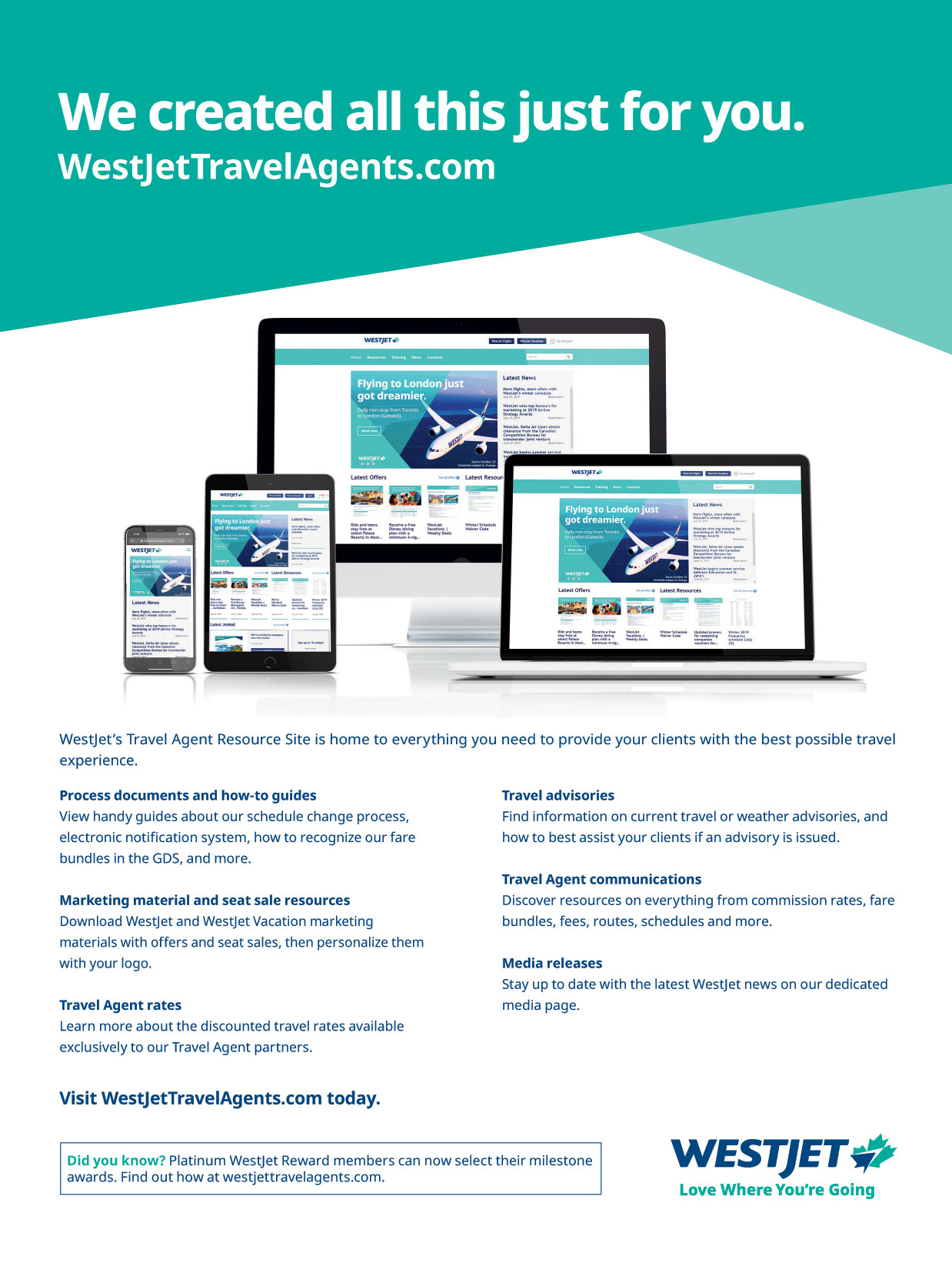 westjet travel documents