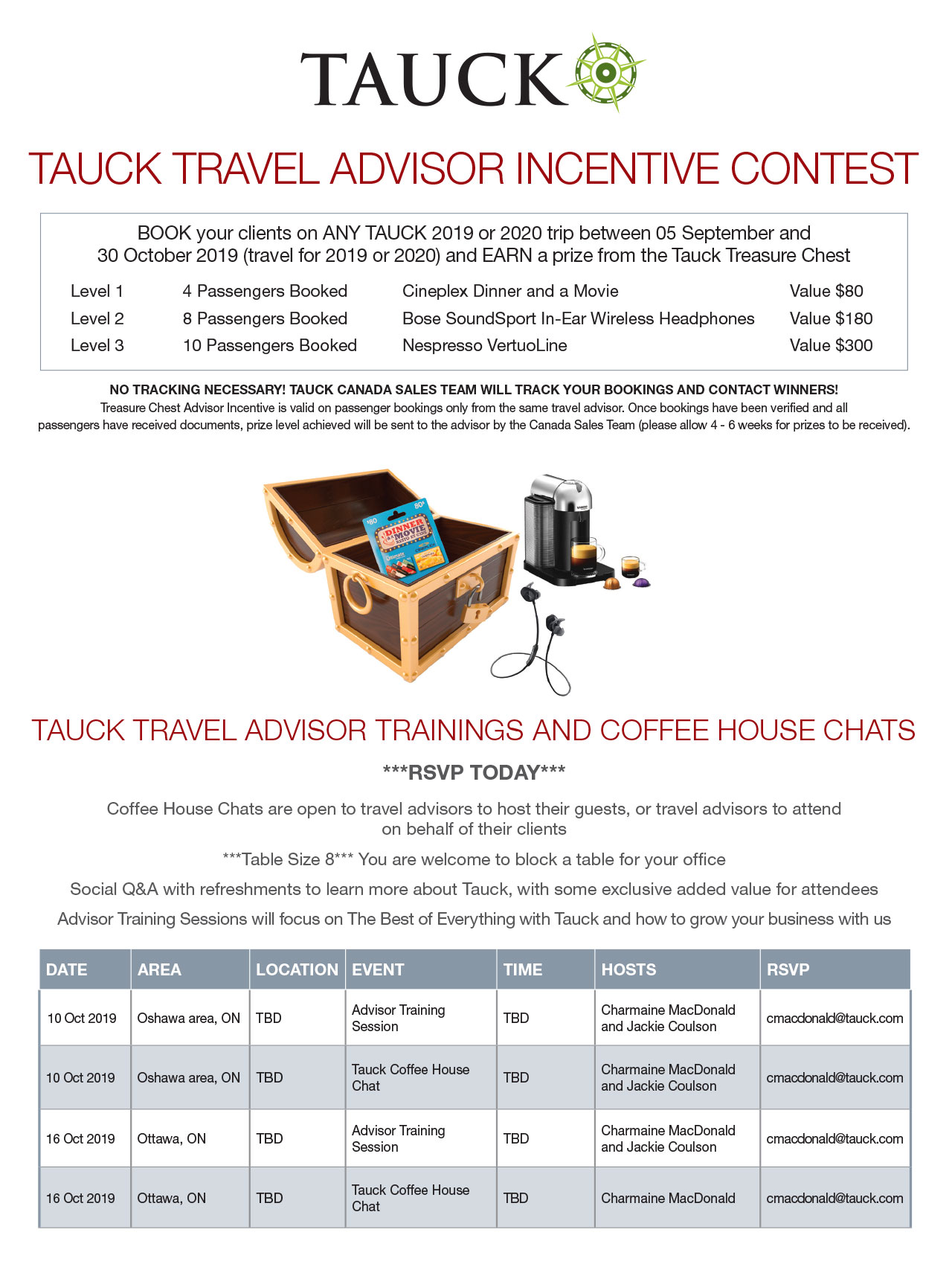 tauck travel agent rates