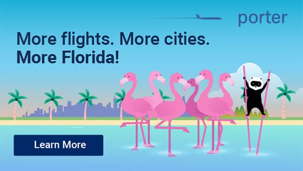 Porter: More flights. More cities. More Florida.